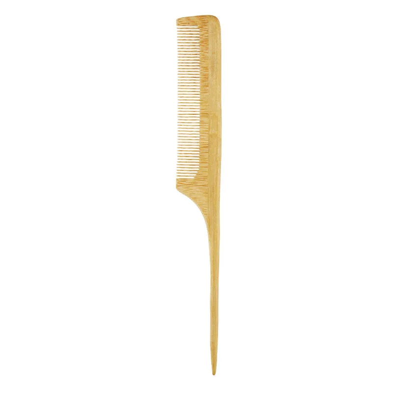 Bamboo thin tail comb