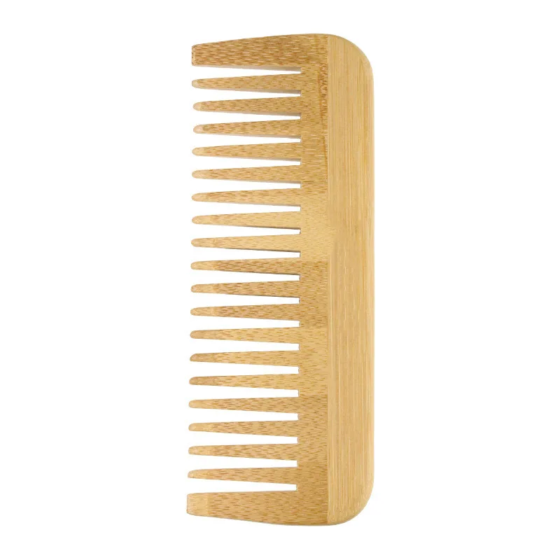 Bamboo wide tooth comb