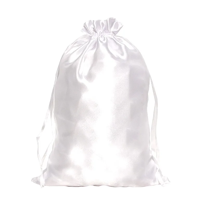 Drawstring satin bag